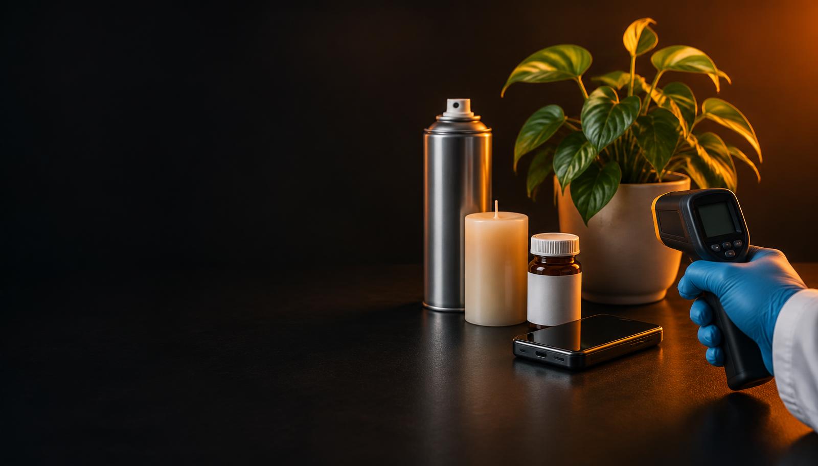 Careful temperature assessment of heat-sensitive household items